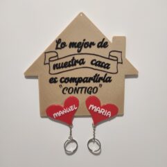 Colgador de llaves personalizado